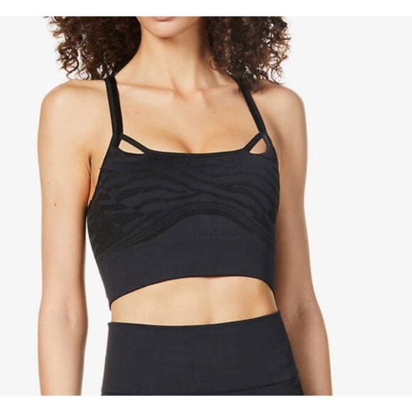 Adidas by Stella McCartney Size Small Truepur Tights + Zebra Sports Bra SET - Picture 7 of 9